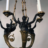 Empire Style Bronze Chandelier