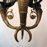 Empire Style Bronze Chandelier