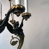 Empire Style Bronze Chandelier