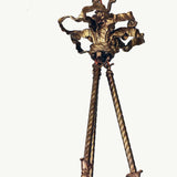 French Bronze Gazolier Modeled as a Torchlight