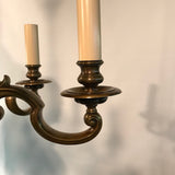Dutch Style Bronze Six-Arm Chandelier