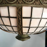 American Early 20th Century Leaded Bowl Pendent