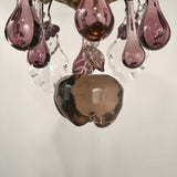 Early French Six-Light Bronze Chandelier