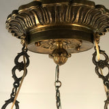 Empire Style Nine Light Chandelier