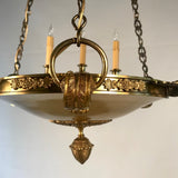 Empire Style Nine Light Chandelier
