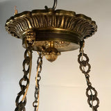 Empire Style Nine Light Chandelier