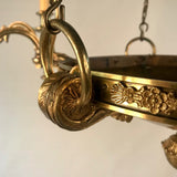 Empire Style Nine Light Chandelier