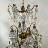 Belle Epoque Louis XV Style Eight Arm Bronze Chandelier