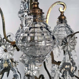 Belle Epoque Louis XV Style Eight Arm Bronze Chandelier