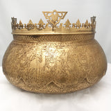 Brass Oriental Eight-Arm Chandelier