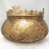 Brass Oriental Eight-Arm Chandelier