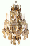 Louis XV Style Gilt Bronze and Crystal Fifteen-Light Chandelier