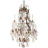Louis XV Style Gilt Bronze and Crystal Fifteen-Light Chandelier