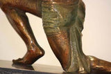 Art Deco Bronze of Javelin Thrower by Henri Molins