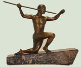 Art Deco Bronze of Javelin Thrower by Henri Molins
