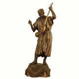 French Spelter Figure of an Arab Street Musician