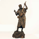 French Spelter Figure of an Arab Street Musician