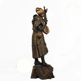 French Spelter Figure of an Arab Street Musician