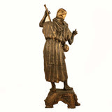 French Spelter Figure of an Arab Street Musician