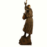 French Spelter Figure of an Arab Street Musician