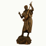 French Spelter Figure of an Arab Street Musician