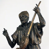 French Spelter Figure of an Arab Street Musician