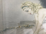 Louis Icart "Fair Dancer" Hand Colored Aquatint