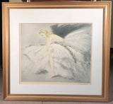 Louis Icart "Fair Dancer" Hand Colored Aquatint