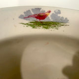 George Jones Crescent Chamber Pot in the Manner of First Period Worcester