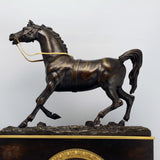 French Empire Bronze Clock