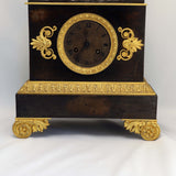 French Empire Bronze Clock