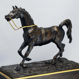 French Empire Bronze Clock