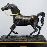 French Empire Bronze Clock