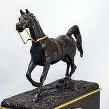 French Empire Bronze Clock