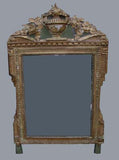 Louis XVI Period Carved Parcel Giltwood Mirror