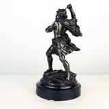 French, Early 20th Century Bronze, David Beheading Goliath