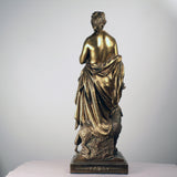 French Gilt Bronze Group Ceres