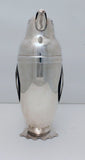 Art Deco Silverplate Penguin Cocktail Shaker