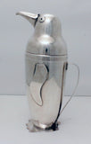 Art Deco Silverplate Penguin Cocktail Shaker
