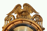 Federal Style Giltwood Convex Mirror
