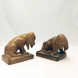 Pair of Rookwood Pottery Hound Bookends