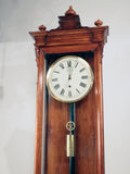 Biedermeier Regulator Longcase Clock in Fruitwood Case
