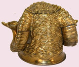 Bronze Inkwell Modelled as Ram's Head