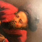 Brunswick Round Snuff Box, Painted with a Banker