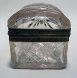 Cut Crystal and Gilt Bronze Dresser Box