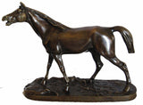 Bronze Figure of an Arab Horse Signed by Pierre Jules Mêne