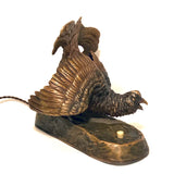 Austrian Bronze Bell-Push Modelled as a Grouse