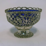 Irish Silver Openwork Basket and Liner