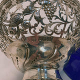 Irish Silver Openwork Basket and Liner