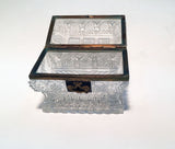 French Cut Lead Crystal Dresser Box